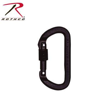 Cypher Locking D Carabiner - Durable Climbing Gear - View 1