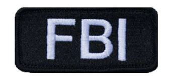 Trooper Clothing FBI Patch Small - Tactical
