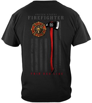 Erazor Bits Firefighter Flag Axe Wall Art - View 1