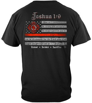 Erazor Bits Firefighter Joshua 1:9 Shirt - View 1