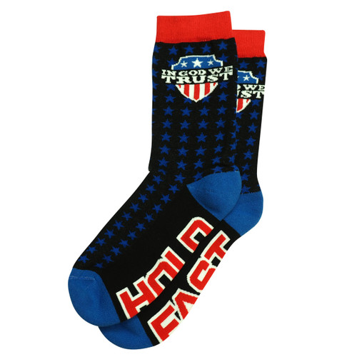 Hold Fast In God We Trust Socks