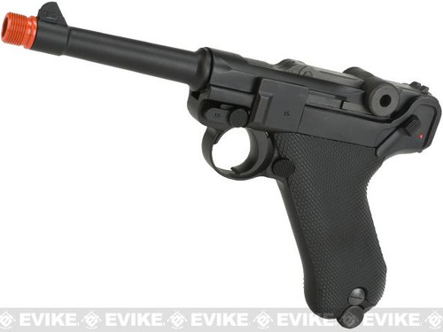 WE WWII Full Size Metal Luger Airsoft Gas Blowback