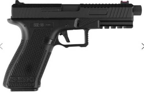 NOVRITSCH SSE18 Full Auto Airsoft Pistol with Red Tip - View 1