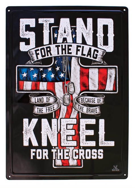 Erazor Bits Stand for the Flag Sign - Patriotic Decor