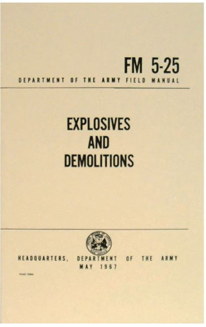 Fox Outdoor Explosives & Demolitions Technical Manual