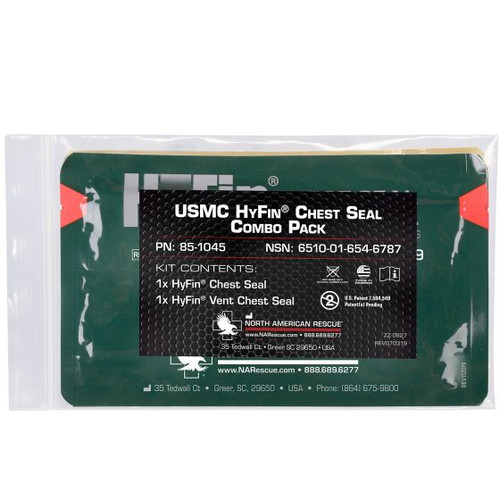 NAR USMC HYFIN Chest Seal Combo Pack - Trauma Care