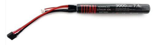 Titan 1145 3000mAh 7.4V Stick Battery, T-Plug (Deans)