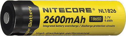Rechargable 18650 Battery 2600