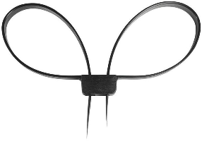 MIL-TEC Black Plastic Handcuffs