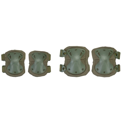 TACTICAL QUICK-RELEASE KNEE & ELBOW PAD SET OD Green