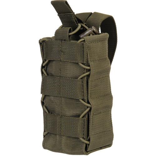 Lancer Tactical Radio/Canteen Retention 600D MOLLE Pouch - OD GREEN