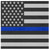Bandanas 22" US Flag Thin Blue Line