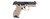 Kizuna Works KW-15K Gas Blowback Airsoft Pistol - Tan/Black - View 2