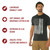 Black Distressed US Flag Athletic Fit T-Shirt - View 5