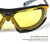 OPTIC MAX SAFETY GLASSES - REMOVABLE FRAME - View 2