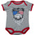Trooper Patriot Bulldog Baby Bodysuit
