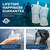 Survivor Canteens - Collapsible Water Bottles, Canteens 2 Pack of 32oz
