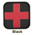 MEDIC PATCH BLACK RED CROSS