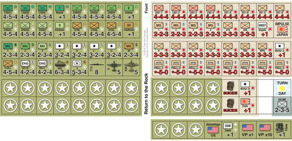 Return to the Rock: Corregidor, 1945 Counters