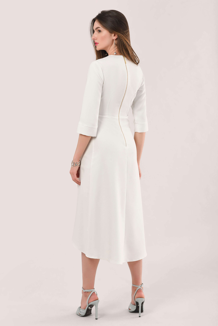 midi dress ivory