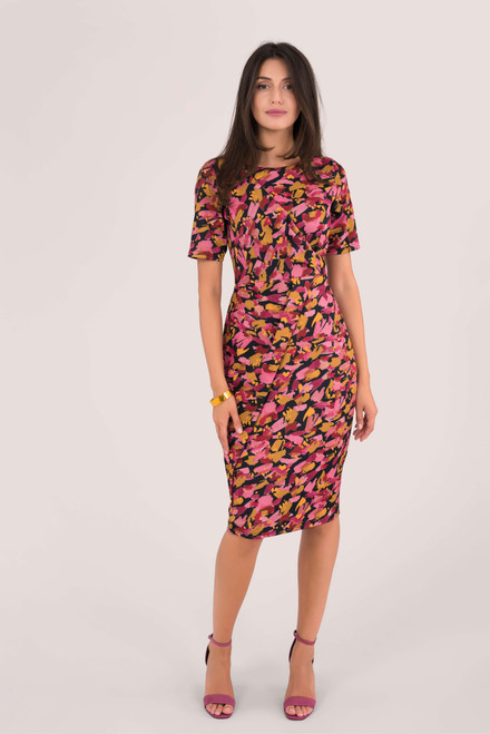 closet london 2 in 1 wrap front pencil dress in floral print