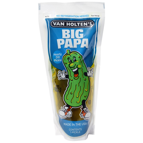 Van Holten's Pickles | Pickle In A Pouch | Big Papa | Dill Pickle Van Holten's Pickles | Pickle In A Pouch | Big Papa | Dill Pickle