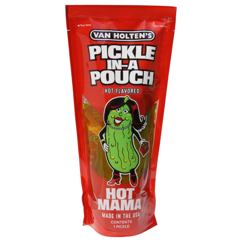 Van Holten's Pickles | Pickle In A Pouch | HOT MAMA | HOT & SPICY Van Holten's Pickles | Pickle In A Pouch | HOT MAMA | HOT & SPICY