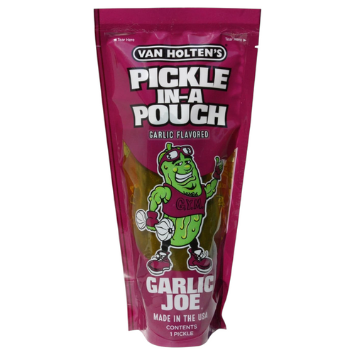 Van Holten's Pickles | Pickle In A Pouch | Garlic Joe | Garlic Flavor Van Holten's Pickles | Pickle In A Pouch | Garlic Joe | Garlic Flavor