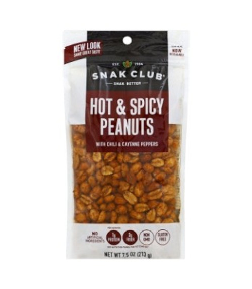 Snak Club Peanuts | Hot & Spicy | 7.5oz | USA