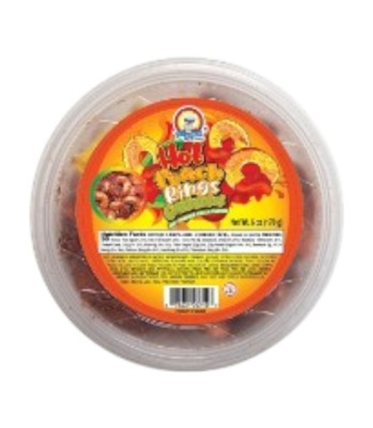 El Azteca Hot Gummies | Peach Rings | 6oz | Mexico