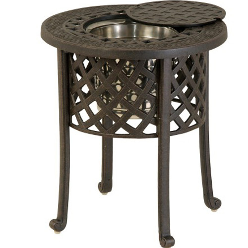 Hanamint Mayfair Round Ice Bucket Side Table