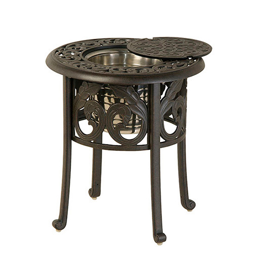 Hanamint Chateau 20" Round Ice Bucket Side Table
