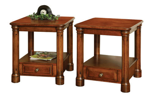 Amish Handcrafted Jefferson End Table
