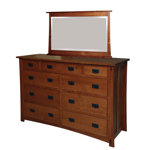 Amish Handcrafted Dutch County 9-Drawer Dresser