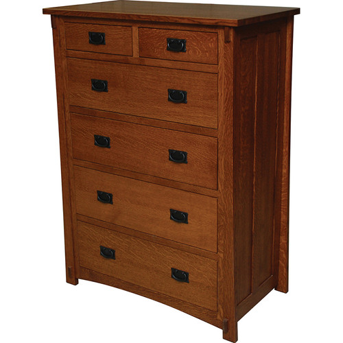Amish Handcrafted Dutch County 6-Drawer Chest