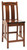 Amish Handcrafted Colebrook Bar Chair