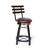 swivel stool with cushion seat