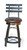 Amish Handcrafted swivel stool with cushion seat