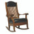 Amish Handcrafted Aunties Wide Rocker