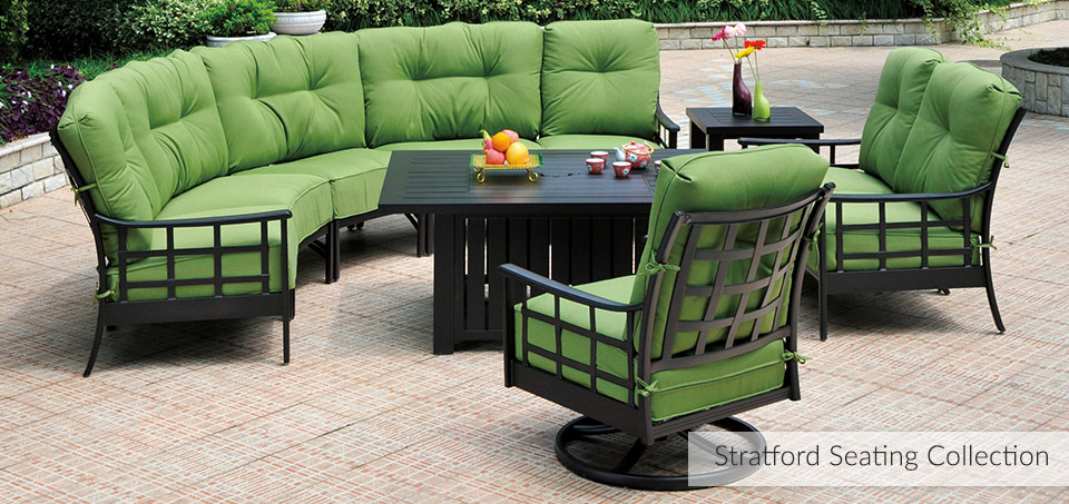 Stratford Cast Aluminum Outdooor Dining Collection