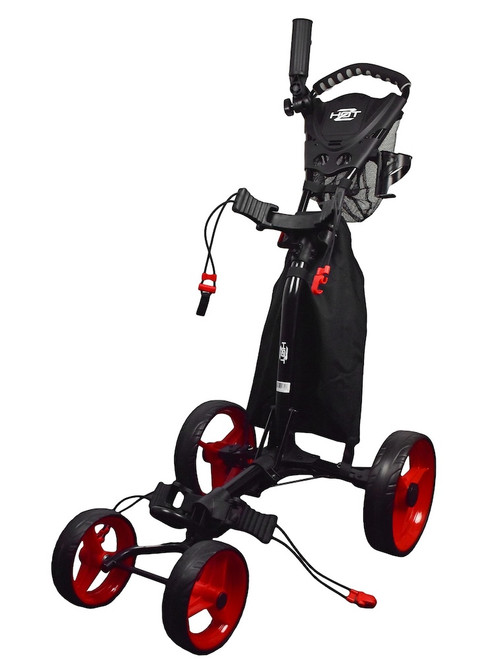 4-Wheel Push Cart Black