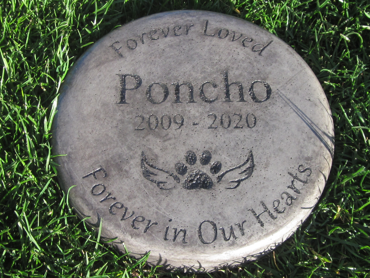 10lb Pet Memorial River Stone