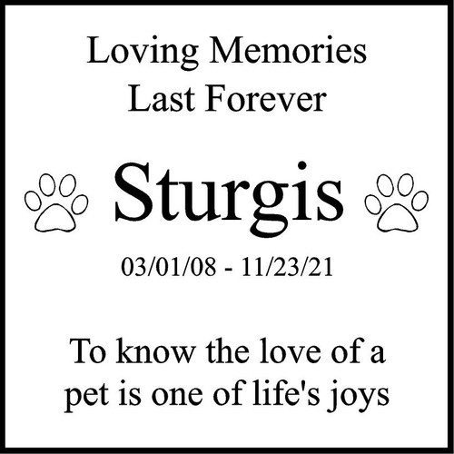 Memories Step Stone 11.5"x11.5" Sturgis Memories Step Stone 11.5"x11.5" Sturgis