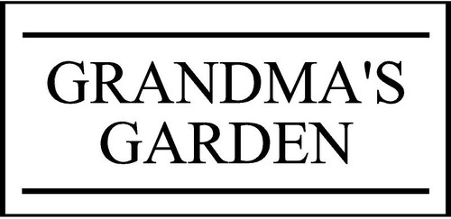 Personalized Engraved Memorial  Stone 11.5 x 5.5" Grandma's Garden