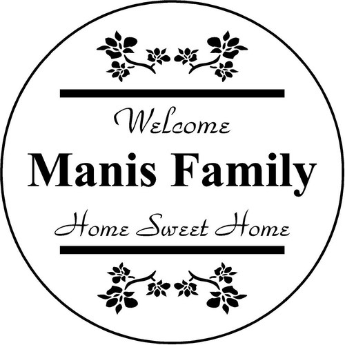 Family Memories Step Stone 13.5" Diameter 'Home Sweet Home'	Manis