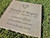 Personalized Engraved Memorial Garden Stone 11.5"x11.5" In Memory of a Life
