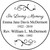 Personalized Engraved Memorial  Stone 11"  Diameter  ej