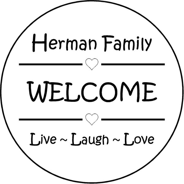 Family Memories Step Stone 13.5" Diameter 'Home Sweet Home'	Herman Family