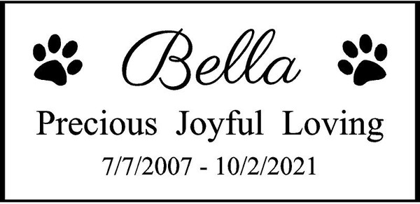  Memories Step Stone 11.5"x5.5" Bella