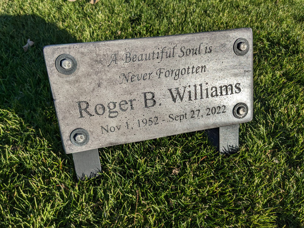 Personalized Engraved Memorial with Display Stand 11.5"x 5.5"   A Beautiful Soul